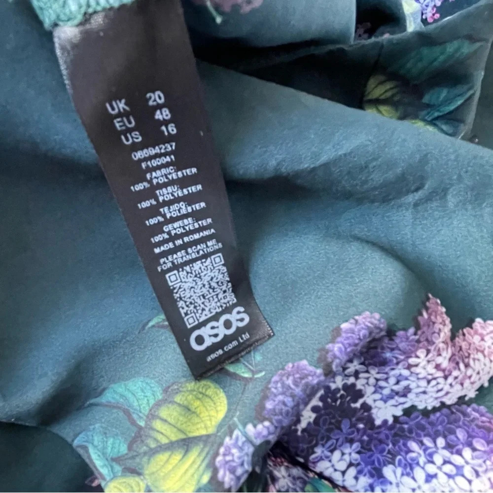 ASOS maternity floral wide leg Jumpsuit 29050 - Picture 14 of 15